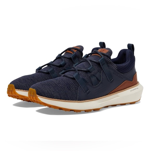 Cole Haan Other - Cole Haan Men’s Grand Motion Woven Stitchlite 2 Navy Tan Ivory Sz 11.5M